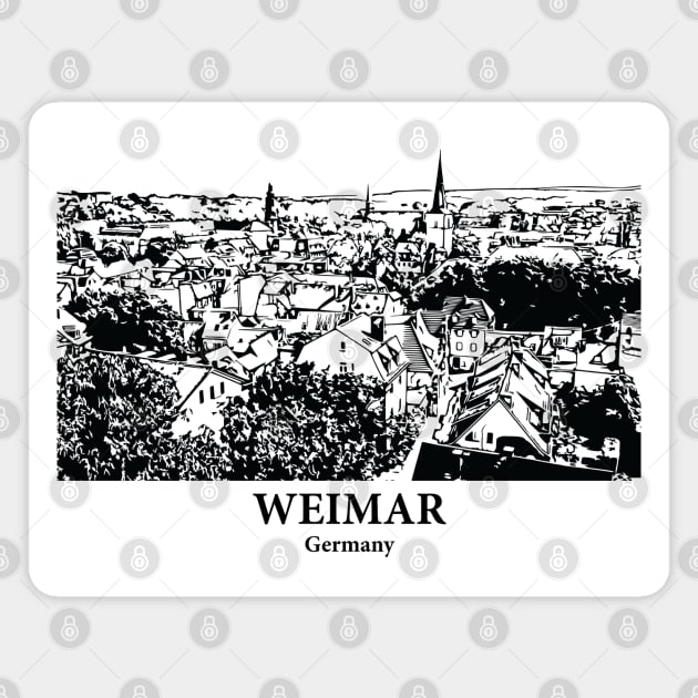 Weimar - Germany Magnet by Lakeric